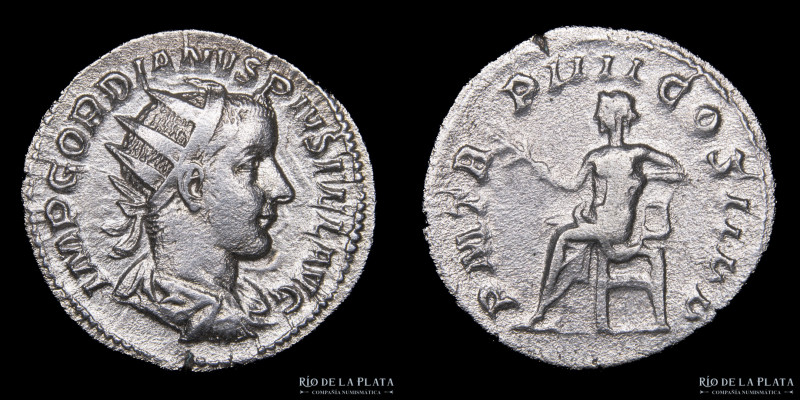 Roma Siglo III, Gordiano III 238-244DCDC. AR Antoniniano. Ceca de Roma (241-243D...