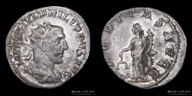 Filipo I el arabe 244-249DC. AR Antoniniano. RIC 27b