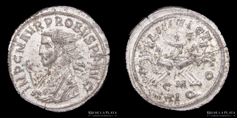 Roma Siglo III. Probo 276-282DC. VE Antoniniano. Ceca de Cízico, oficina 4ta (28...