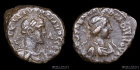 Alejandria (Egipto) Aureliano y Vabalato. Tetradracma de potin. 270-275DC