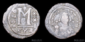 Bizancio. Justiniano I 527-565DC. AE Follis. Cizico