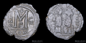 Bizancio. Justino II 565-578DC. AE Follis. Constantinopla