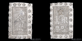 Japon. Tokugawa, 1 Bu Gin (1859-1868) Ansei. H 9.82