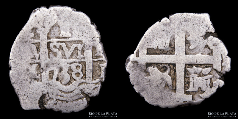 Lima. Felipe V (1724-1746) 1 Real 1699 R. AG.930; 20.0mm; 2.30g. KM34a

Estima...