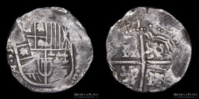 Potosi. Felipe IV. 8 Reales 1641 FR. Macuquina CJ 13.21.2
