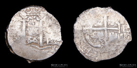 Potosi. Felipe IV. 4 Reales 1666 E. Macuquina CJ 24.14