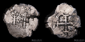 Potosi. Luis I. 8 Reales 1726 Y. Macuquina. CJ38.2.2