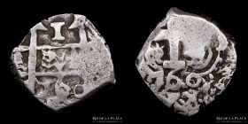 Potosi. Carlos III. 1 Real 1760 VY. Macuquina CJ 56.1