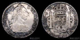 Potosi. Carlos III. 8 Reales 1776 JR. CJ 63.4