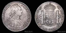 Potosi. Carlos IV. 8 Reales 1792 PR. CJ 76.4.2