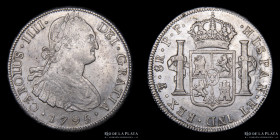 Potosi. Carlos IV. 8 Reales 1795 PP. CJ 76.7.2