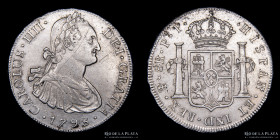 Potosi. Carlos IV. 8 Reales 1798 PP. CJ 76.10