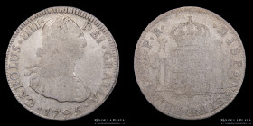 Potosi. Carlos IV. 2 Reales 1795 PR. CJ 78.7.1