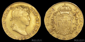 Potosi. Fernando VII. 1 Escudo 1822 PJ. CJ 85.1