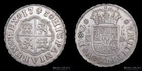 España. Felipe V. 1 Real 1743 Madrid. KM298