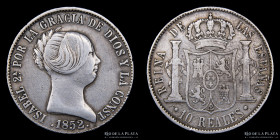 España. Isabel II. 10 Reales 1852. KM595.1