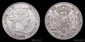 España. Isabel II. 1 Escudo 1865. KM626