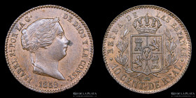 España. Isabel II. 10 Centimos de Real 1859. KM603