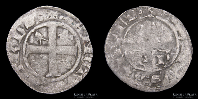 Francia feudal: Condado de Venaissin (Avignon) Papa Urbano V 1362-1370DC. Quart ...