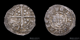 Inglaterra. Edward II. 1/2 Penny ND1315-17