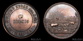 Argentina. 1891. Sociedad Rural del Azul. Premio