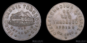 Argentina. Ferroviarias. 1889. FFCC Transandino. Uspallata. Cobre