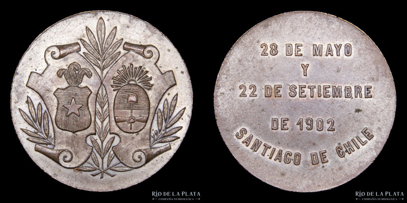 Chile. 1902. Laudo limítrofe entre Argentina y Chile de 1902. El 28 de mayo de 1...