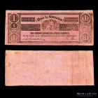 Argentina. Buenos Aires. 1 Peso Moneda Corriente 1841. Ps377d Rosas