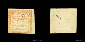 Argentina. Buenos Aires. 1 Peso Moneda Corriente 1844. Ps384a Rosas