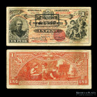 Argentina. Garantidos. Corrientes 1 Peso 1888. Resello 1897. Ps1131c