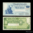 Argentina. Caja Conversion. 10 Pesos 1928. P245b