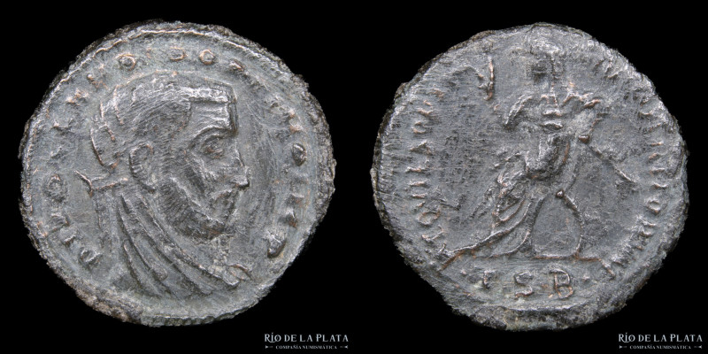 Roma Siglo IV. Constantino I 306-337DC. Ve ½ follis. A nombre de Divo Claudio. C...