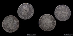 Mexico. Fernando VII. 2 Reales 1820 y 21. Zacatecas. KM93.4