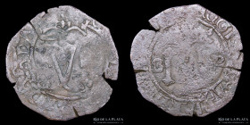 Santo Domingo. Carlos y Juana. 4 Maravedis 1516-66 F