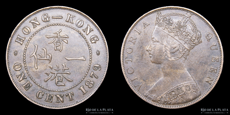 Hong Kong. Victoria (1837-1901) 1 Cent 1879 Ceca Londres. CU; 27.8mm; 7.49g. KM4...