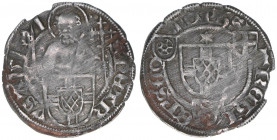 Philipp II. von Daun-Oberstein 1508-1515
Köln, Erzbistum. 1/2 Albus, 1511. 1,08g
ss