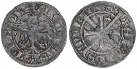 Erzherzog Sigismund 1439-1496
Etschkreuzer, ohne Jahr. Meran
1,06g
MT 34
vz