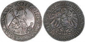 Ferdinand I. 1521-1564
Taler, ohne Jahr. selten
Hall
28,69g
MZ 114
vz+