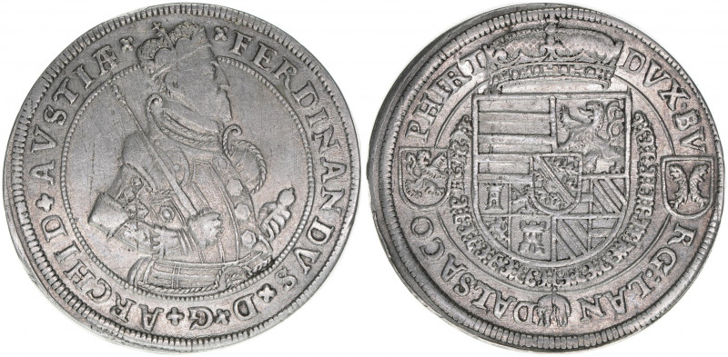 Erzherzog Ferdinand 1564-1595
Taler, ohne Jahr. Ensisheim
27,91g
Klemesch 162
ss...