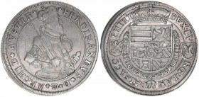 Erzherzog Ferdinand 1564-1595
Taler, ohne Jahr. Ensisheim
27,91g
Klemesch 162
ss+