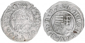 Rudolph II. 1576-1608
Denar, 1580 KB. Kremnitz
0,50g
ss+