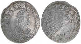 Ferdinand II. 1619-1637
3 Kreuzer, 1626. Graz
1,79g
Herinek 1081
ss