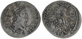 Ferdinand II. 1619-1637
3 Kreuzer, 1628. Graz
1,71g
Herinek 1085
ss-