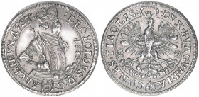 Erzherzog Leopold V. 1619-1632
1/4 Taler, 1632. Hall
6,89g
MT 469
stfr-