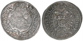 Leopold I. 1658-1705
3 Kreuzer, 1669 SHS. Breslau
1,61g
Herinek 1538
vz/stfr