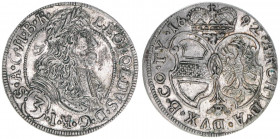 Leopold I. 1657-1704
3 Kreuzer, 1692. Ringe auf der Schulter
Hall
1,47g
MT786
vz-