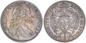 Karl VI. 1711-1740
1/4 Taler, 1740. Hall
7,23g
Herinek 588
vz/stfr