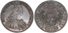 Franz I. Stephan 1745-1765
Taler, 1749 H-A. Hall
27,95g
MT 976
vz-