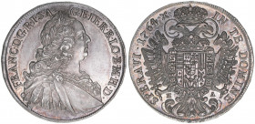Franz I. Stephan 1745-1765
Taler, 1764 H-A. Hall
28,10g
MT 989
stfr-