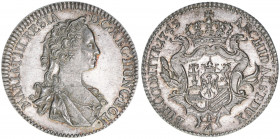 Maria Theresia 1740-1780
1/4 Taler, 1745. Hall
7,05g
MT 922
stfr